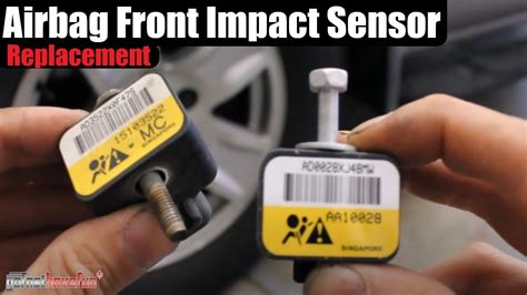 testing airbag impact sensor|airbag sensor replacement cost.